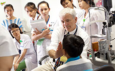 Photo of a medical classroom. Link to Closely Held Business Stock.